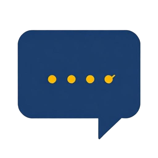 Support icon for fast replies and monthly statements by the 15th